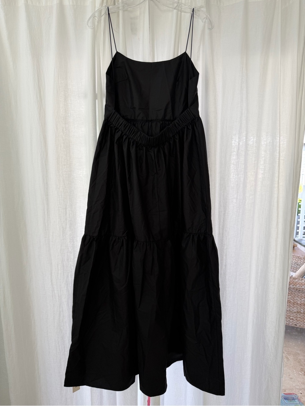 Commence Black Micro-Spaghetti-Strap Maxi Dress - Picture 2 of 5